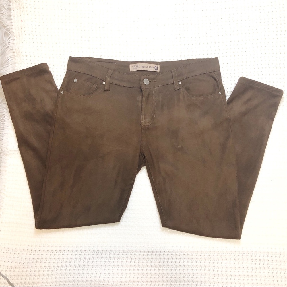 Velvet Heart Women’s velvet jean brown size 30